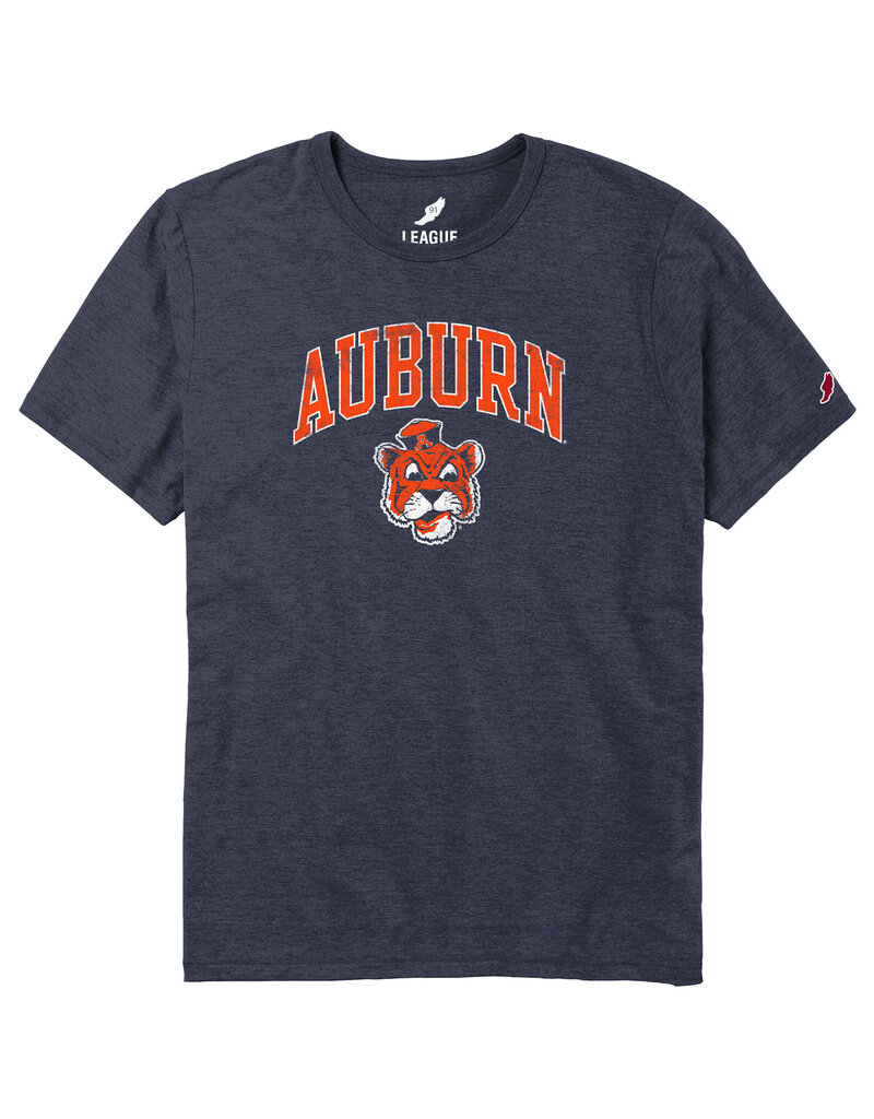League Arch Auburn Vintage Aubie Triblend T-Shirt