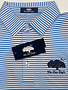 Divots War Fam Eagle Classic Stripe Polo