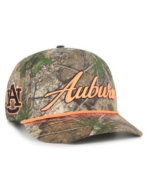 47 Brand Script Auburn Rope Camo Hat