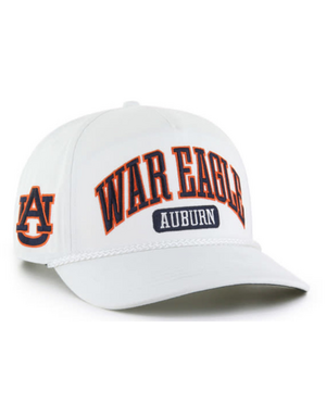 47 Brand War Eagle Arch Embroidered White Rope Hat
