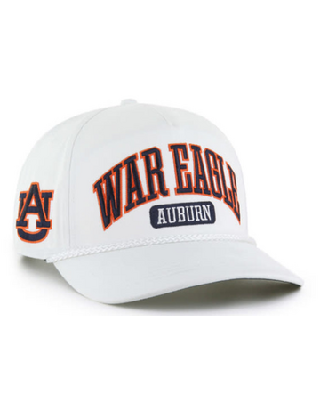 47 Brand War Eagle Arch Embroidered White Rope Hat