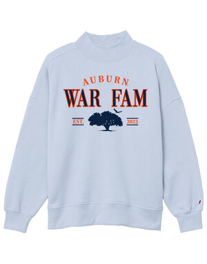 War Fam Mock Neck Crew