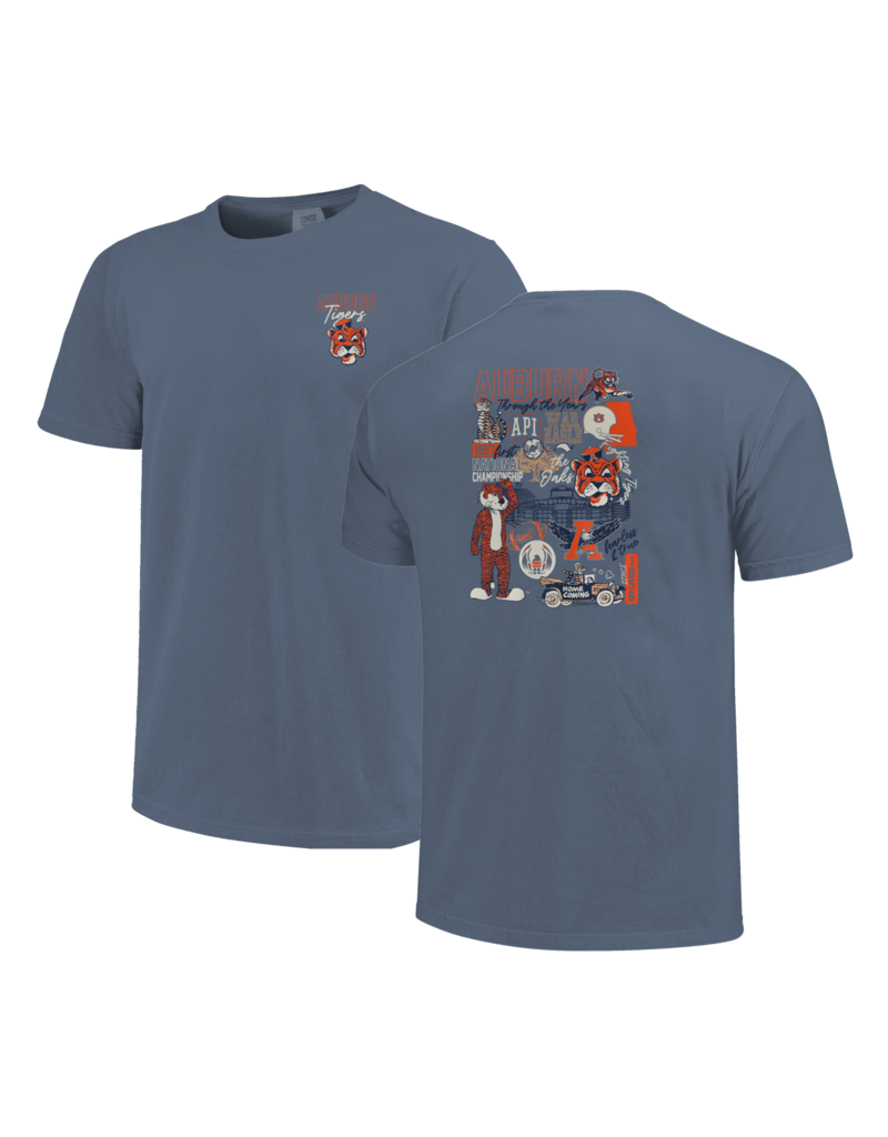 Image One Aubie Through the Years T-Shirt