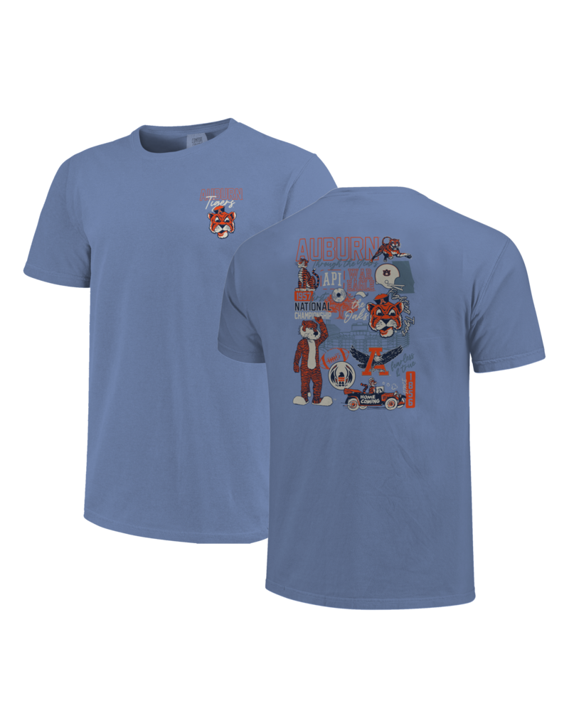 Image One Aubie Through the Years T-Shirt