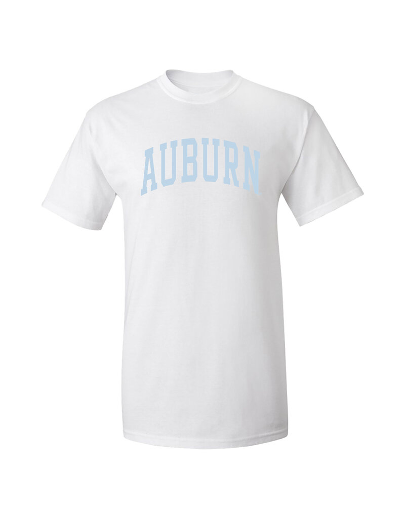 MV Sport Arch Auburn Lt Blue Print T-Shirt
