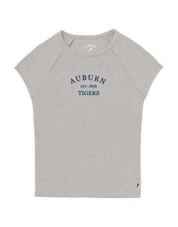 League Collegiate Wear Women's Ribbed Baby Doll Tee