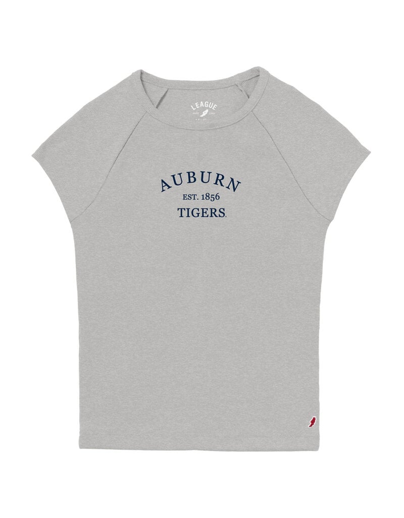 League Collegiate Wear Women's Ribbed Baby Doll Tee