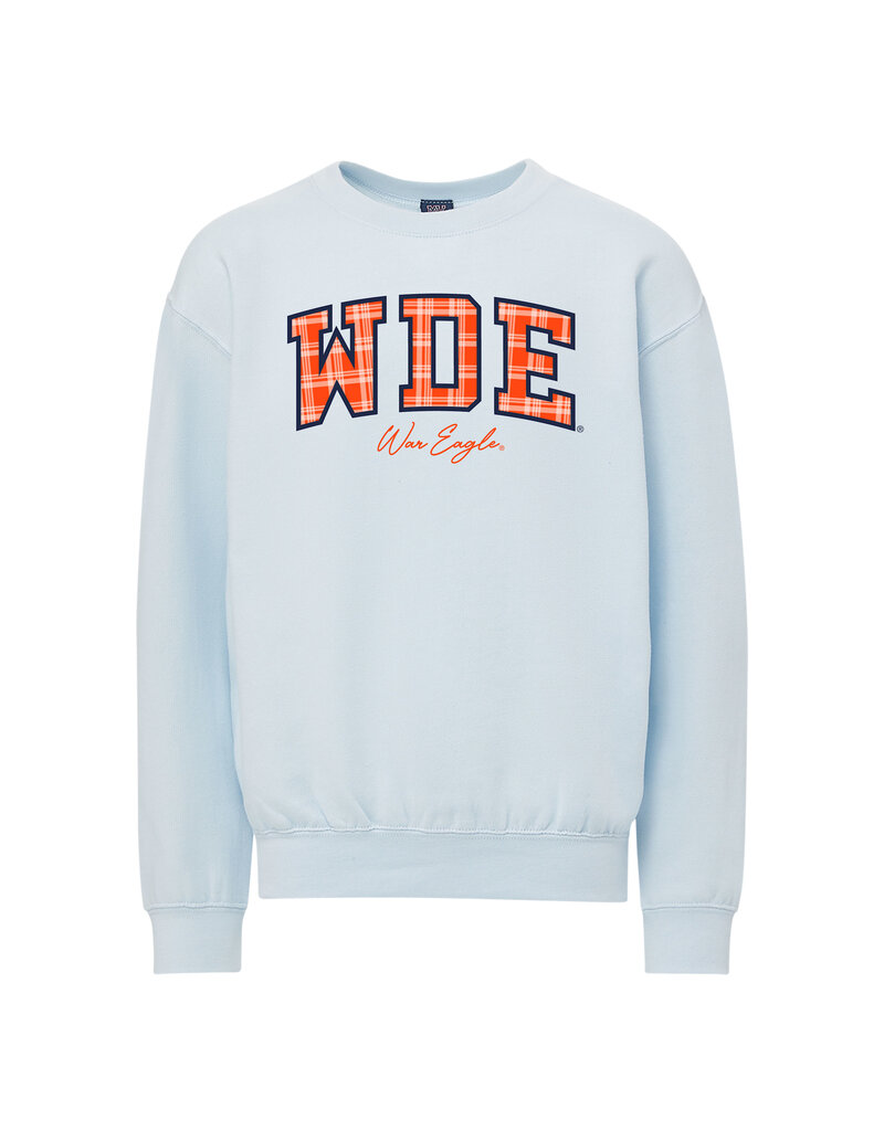 MV Sport Youth WDE Plaid Crew