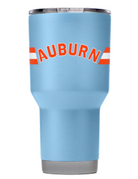 Gametime Lights LLC Arch Auburn Light Blue 30 oz. Tumbler with Lid