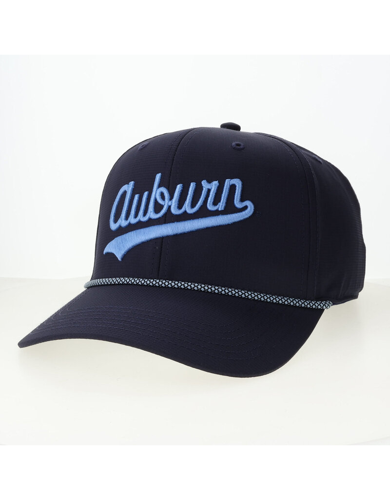 Legacy Light Blue Script Auburn Navy Rope Hat