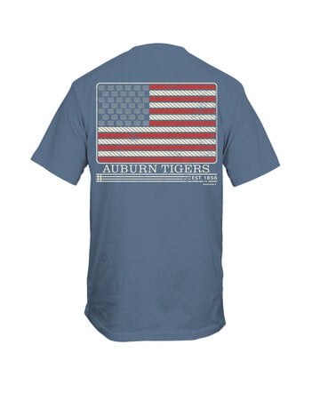 New World Graphics Auburn Tigers Rope Flag T-Shirt