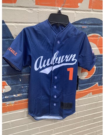 Momentec Youth  Script Auburn Baseball Jersey