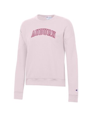 Champion Ladies Arch Auburn Plaid Crew
