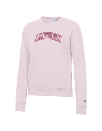 Champion Ladies Arch Auburn Plaid Crew
