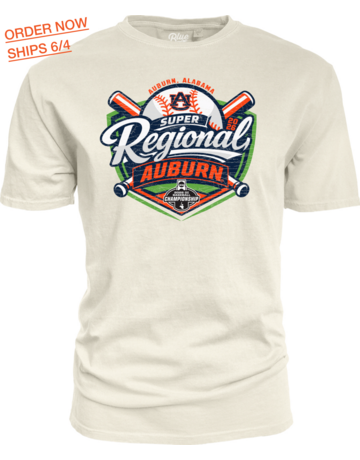 Blue 84 2026 Auburn Baseball Super Regional T-Shirt