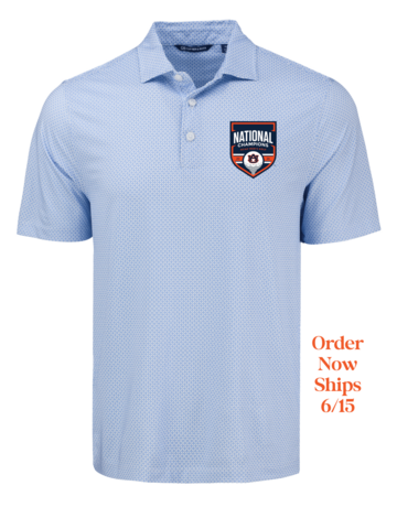 Cutter & Buck 2026 Auburn Men's Golf National Champions Polo