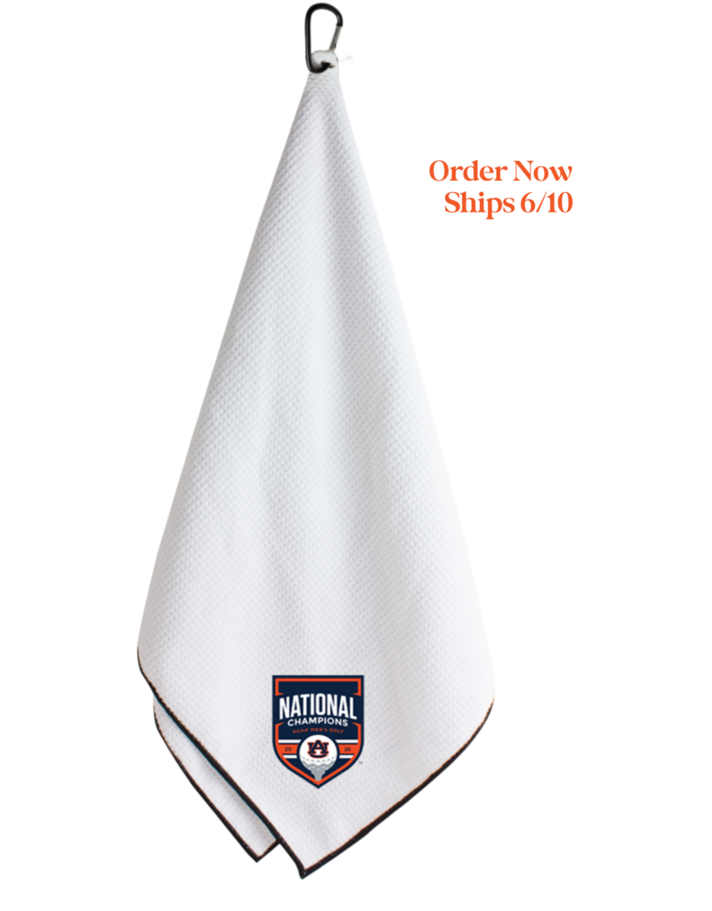Ahead 2026 Auburn Men's Golf National Champions Golf Towel