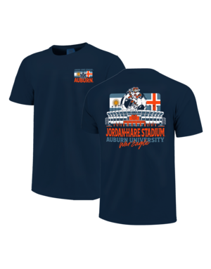 Image One Jordan Hare Stadium Soccer Flags T-Shirt