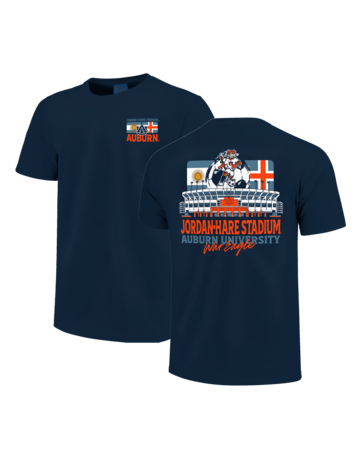 Image One Jordan Hare Stadium Soccer Flags T-Shirt