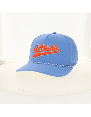 Legacy Script Auburn Light Blue Rope Hat