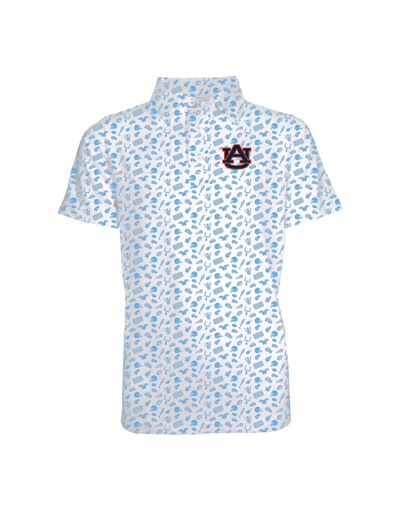 Garb AU Football All Over Toddler Polo