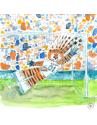 Art by LJD Soccer Goalie Aubie