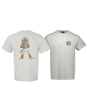 MV Sport Classic Watercolor Aubie Football T-Shirt