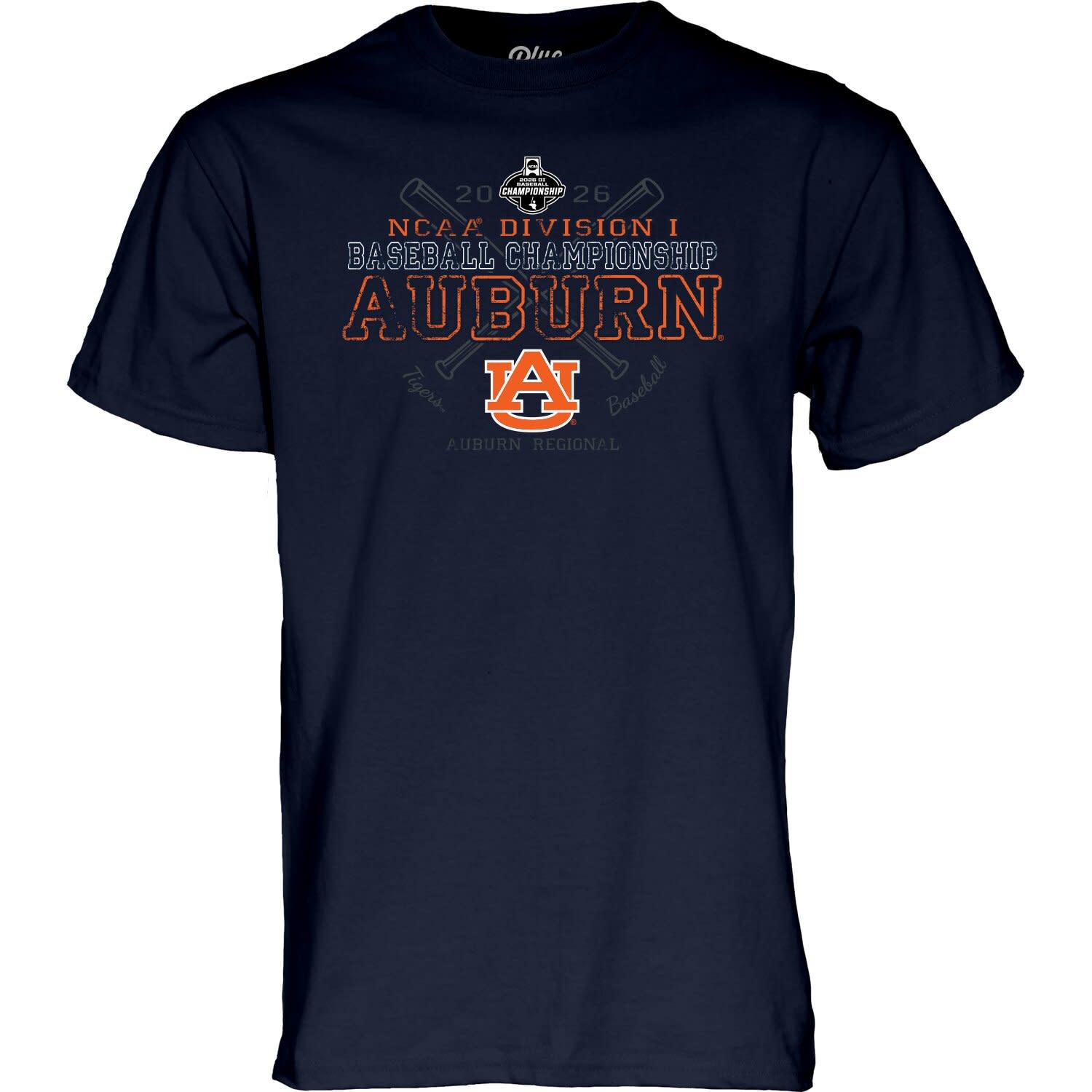 Blue 84 2026 Auburn Baseball Regional T-Shirt - J&M Bookstore Downtown