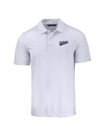 Cutter & Buck Auburn Tail Script Prospect Textured Polo