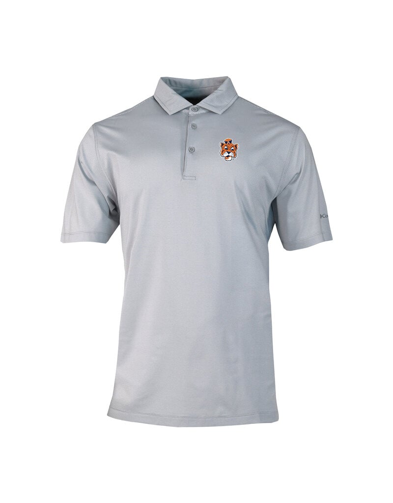 Columbia Vintage Aubie Grey Stripe Polo