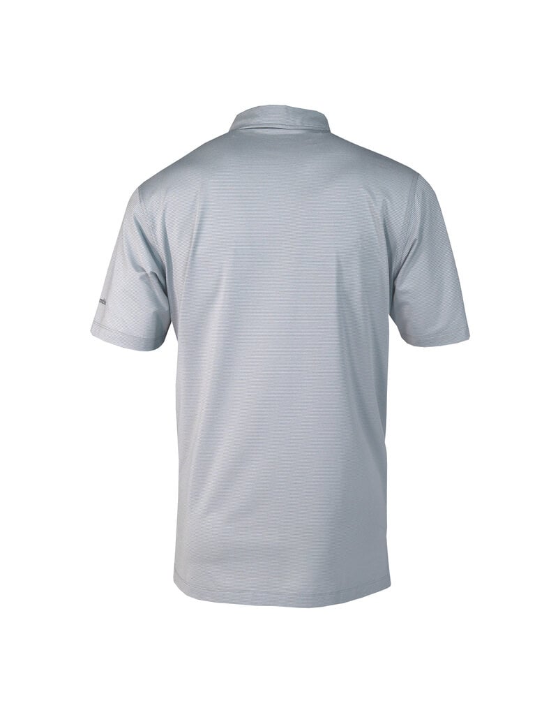 Columbia Vintage Aubie Grey Stripe Polo