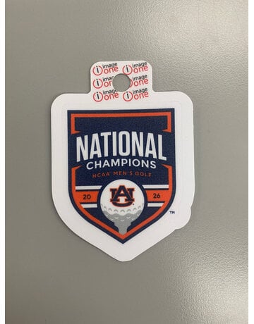 Image One 2026 Golf National Champions Mini Decal