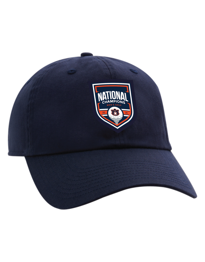 Ahead 2026 Auburn Men's Golf National Champions Navy Hat