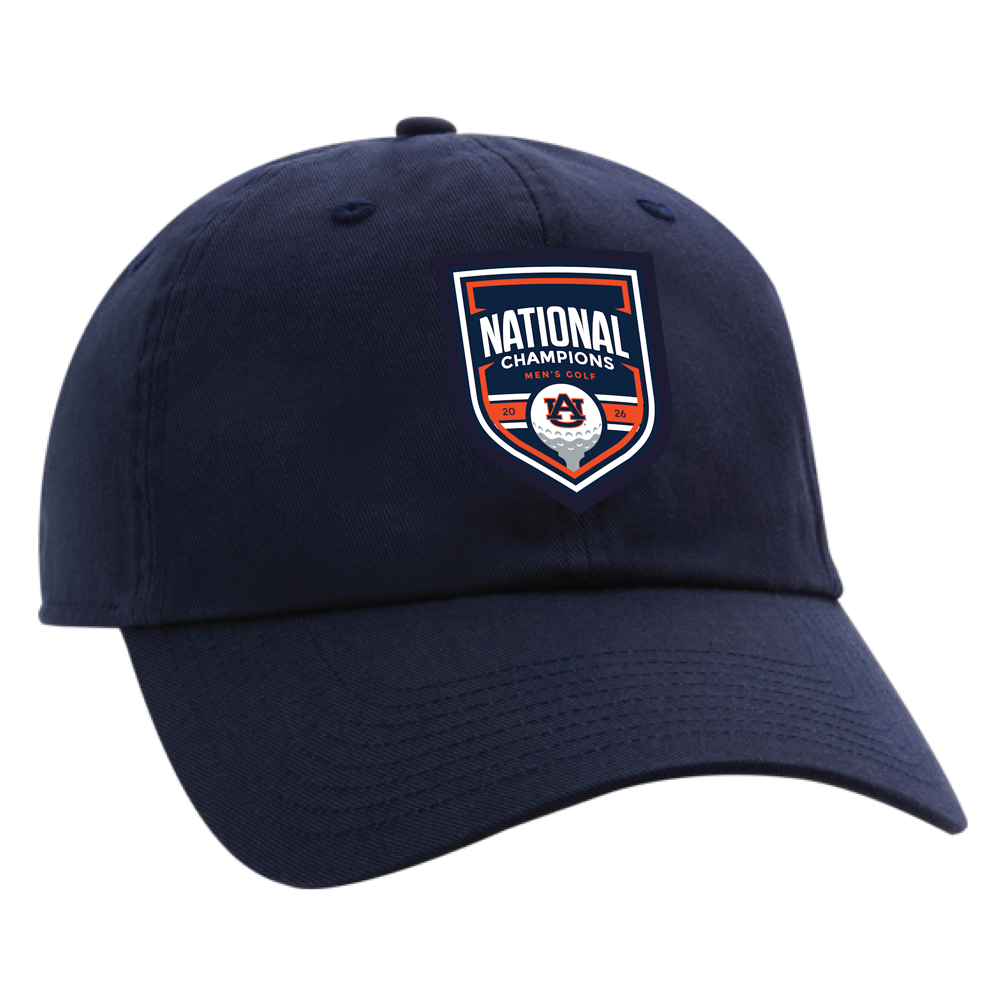 Ahead 2026 Auburn Men's Golf National Champions Navy Hat - J&M