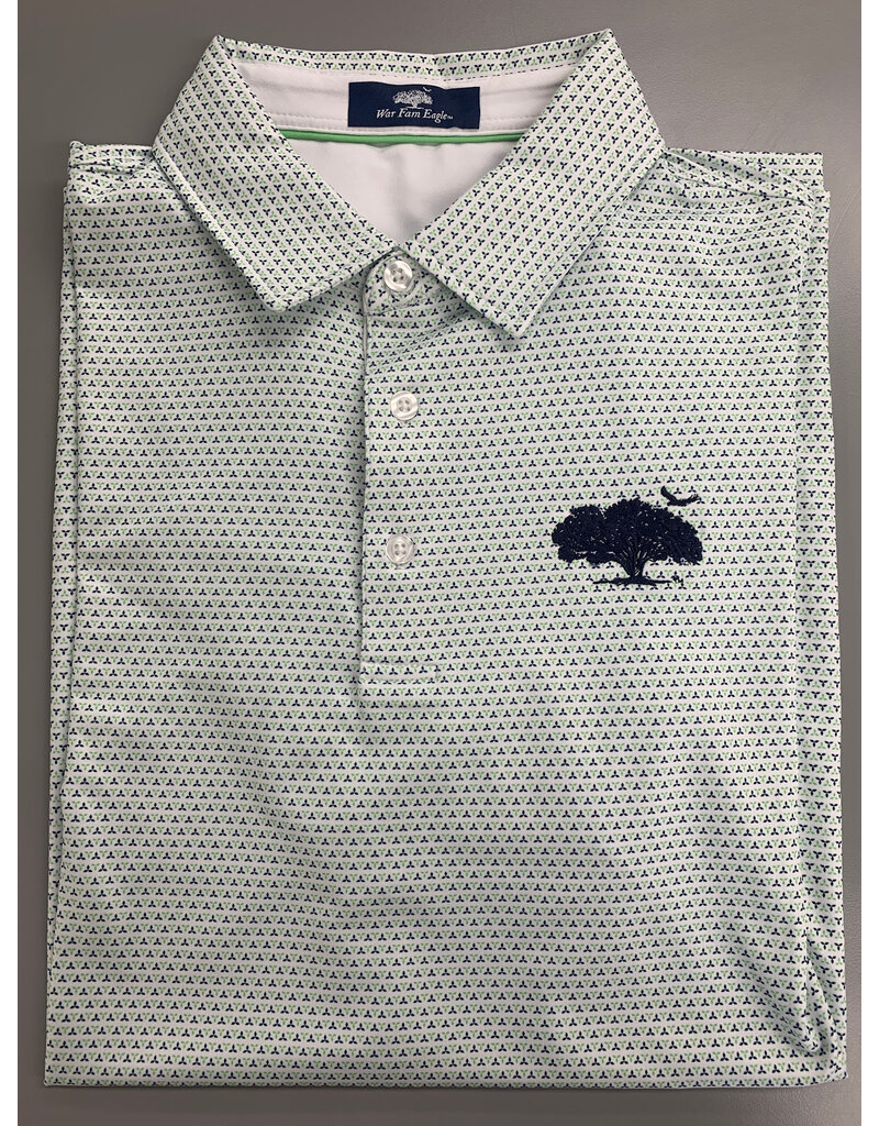 Divots War Fam Eagle Trifecta Polo