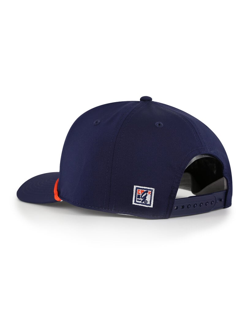The Game Navy Orange Patch Orange Rope Hat