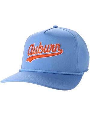 Legacy Orange Script Auburn Lt Blue Rope Hat