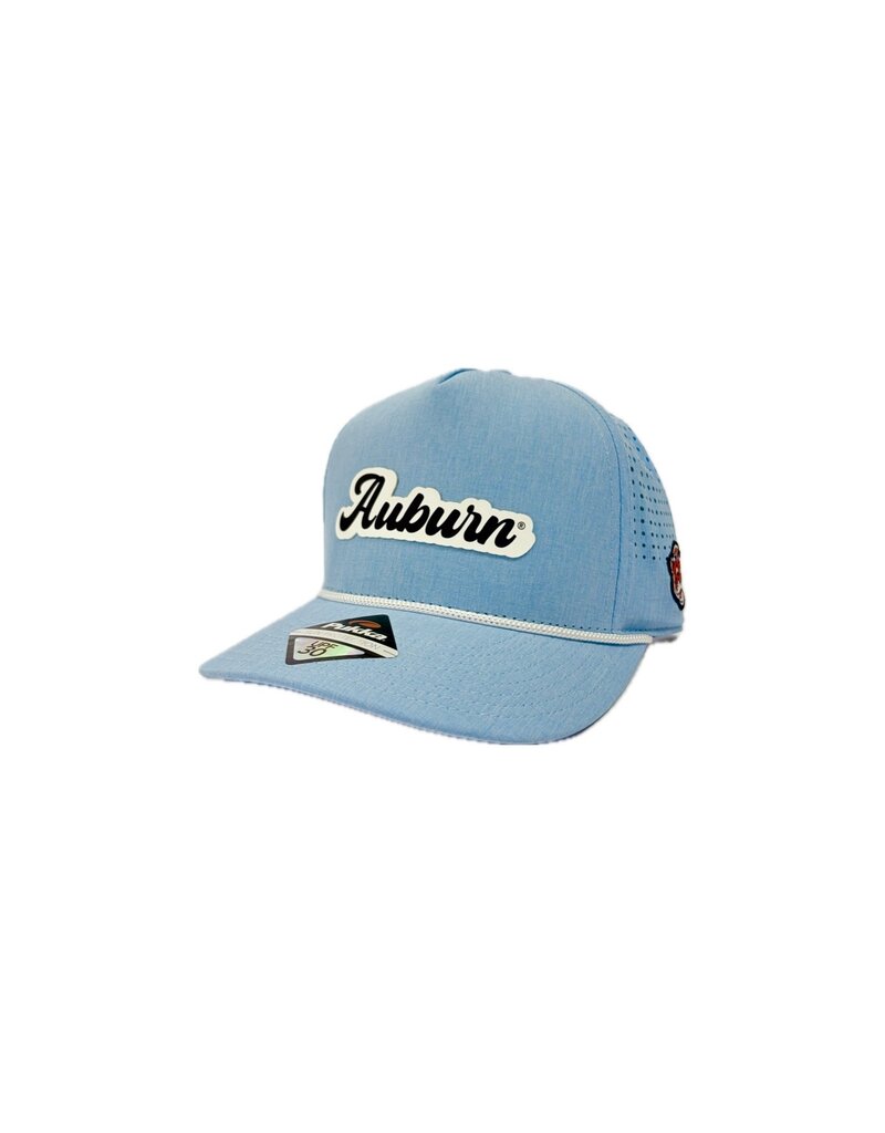 Pukka Script Auburn Lt Blue Rope Hat