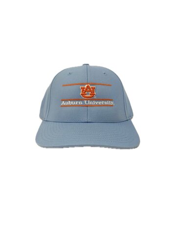 The Game AU Auburn University Three Bar Lt Blue Hat