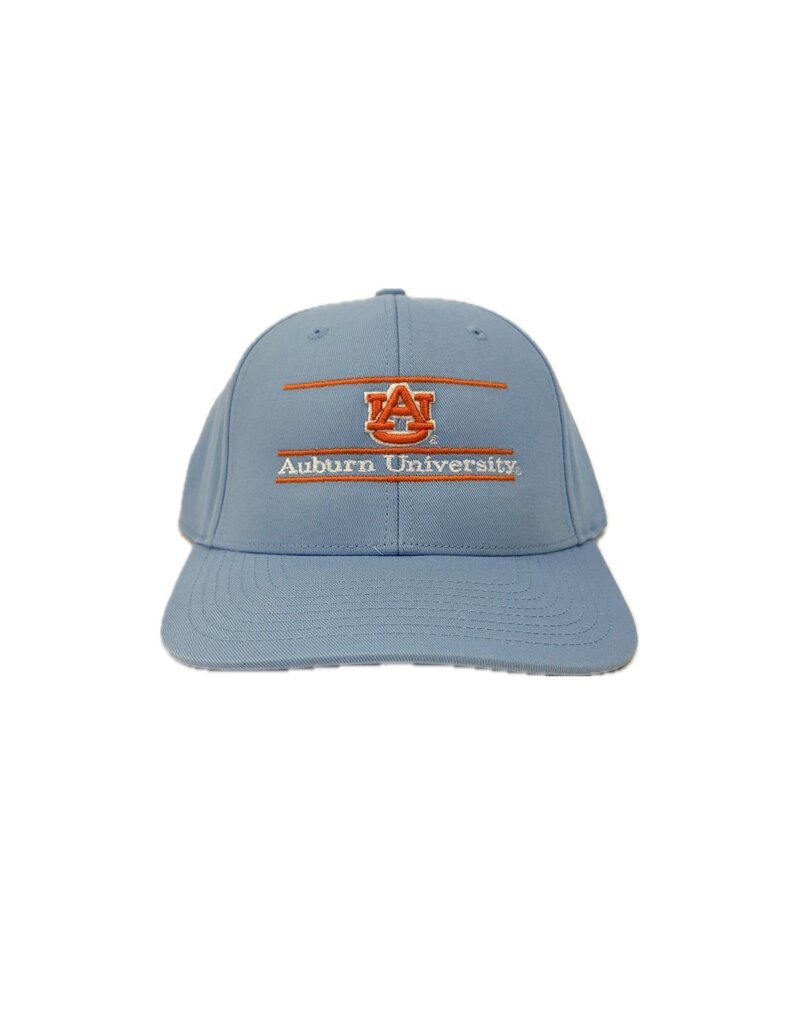 The Game AU Auburn University Three Bar Lt Blue Hat