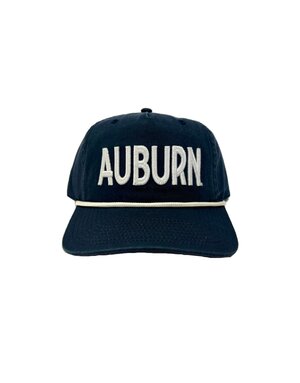 The Game Auburn Block Navy White Rope Hat