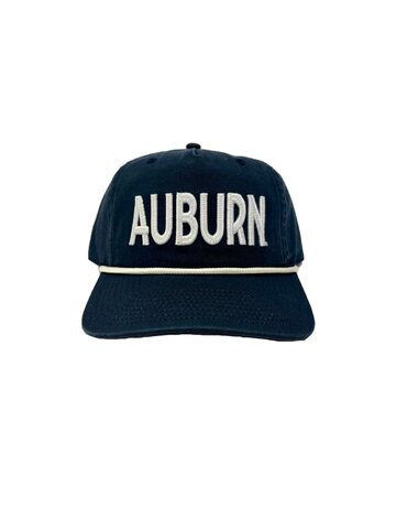 The Game Auburn Block Navy White Rope Hat