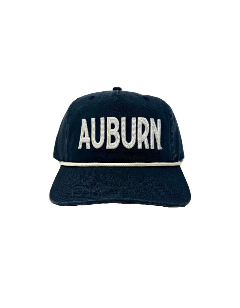 The Game Auburn Block Navy White Rope Hat