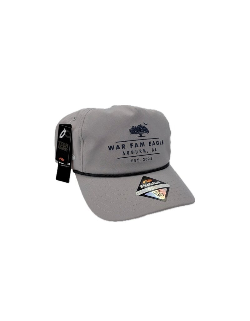 Pukka War Fam Eagle Over Tree Grey Rope Hat