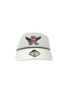 Pukka Eagle Thru A White Rope Visor