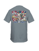 New World Graphics SEC Mascots Football T-Shirt