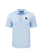 Cutter & Buck Vintage Aubie Head Floral Print Polo