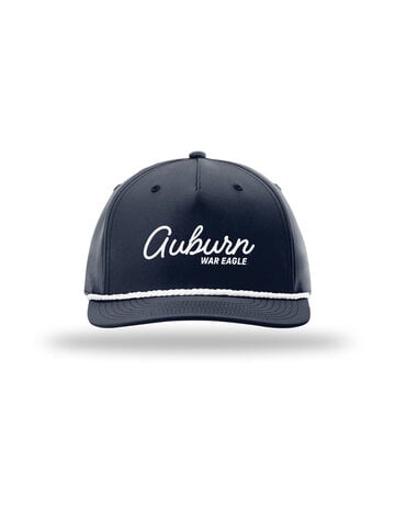 uscape Navy Script Auburn War Eagle Rope Hat