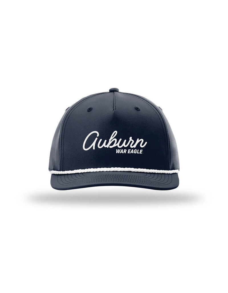 uscape Navy Script Auburn War Eagle Rope Hat