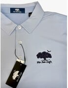 Divots War Fam Eagle Pencil Thin Stripe Polo